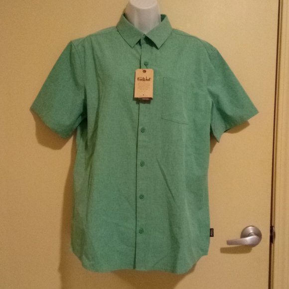 NWT FarWest S/S Button Down Comfort Dry Shirt - Picture 1 of 12